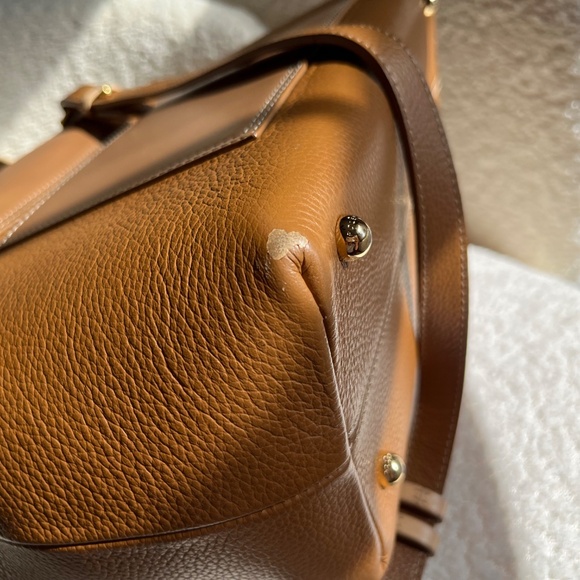 Polene Numero Un Handbag in Trio Camel - Picture 14 of 15